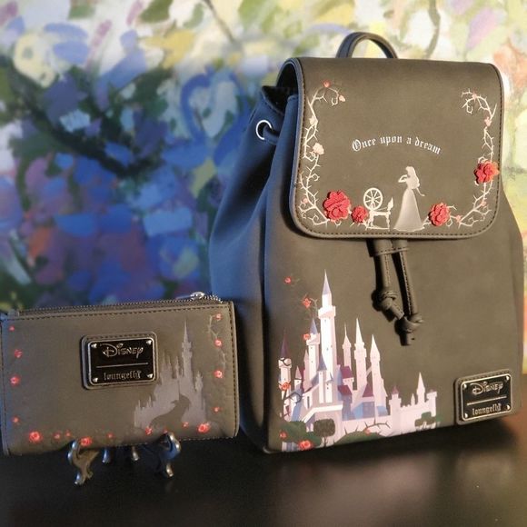 Loungefly disney mini.backpack and wallet set